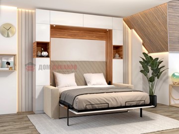 Кровать-шкаф с диваном DetalMaster Аделина 1400х2000 в Чебоксарах