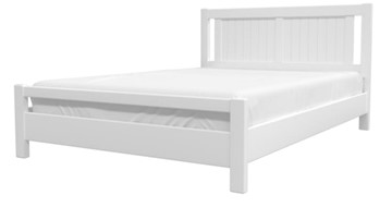 Кровать 1.5-спальная Ванесса из массива сосны (Белый Античный) 140х200 в Чебоксарах