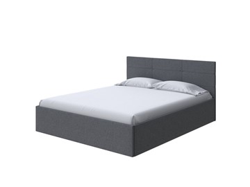Спальная кровать Vector Plus 90х200, Рогожка (Savana Grey (серый)) в Чебоксарах