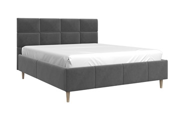 Полуторная кровать Ханна 140х200 (Холодный Серый) с основанием в Чебоксарах