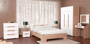 Модульная спальня Версаль Некст, цвет дуб сонома/белый в Чебоксарах