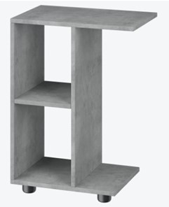 Столик для кровати Ник цвет бетон в Чебоксарах