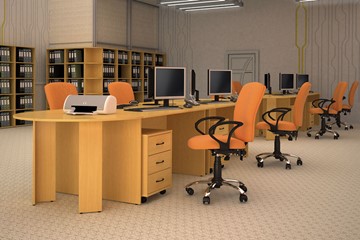 Набор мебели в офис Классик рабочее место для опенспэйса (фрифло) в Чебоксарах