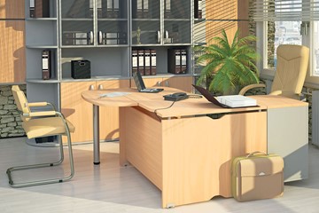 Офисный набор мебели Милан для руководителя отдела в Чебоксарах