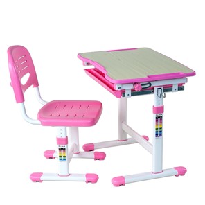 Растущий стол и стул Piccolino Pink в Чебоксарах