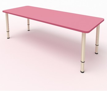Детский стол 2-местный  (по одну сторону столешн.) СДО-2 (0-3) розовый в Чебоксарах