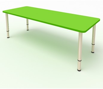 Стол для детей 2-местный  (по одну сторону столешн.) СДО-2 (0-3) зеленый в Чебоксарах