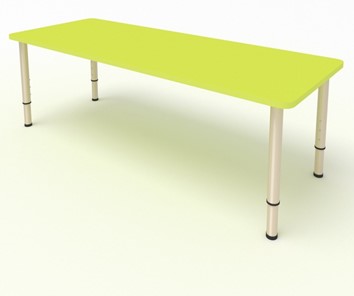 Детский стол 2-местный  (по одну сторону столешн.) СДО-3 (0-3) желтый в Чебоксарах