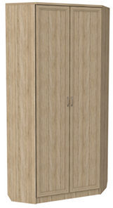 Шкаф 401 угловой со штангой, цвет Дуб Сонома в Чебоксарах