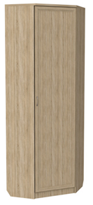 Шкаф 402 угловой со штангой, цвет Дуб Сонома в Чебоксарах