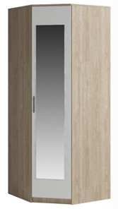 Угловой шкаф Genesis Светлана, с зеркалом, белый/дуб сонома в Чебоксарах