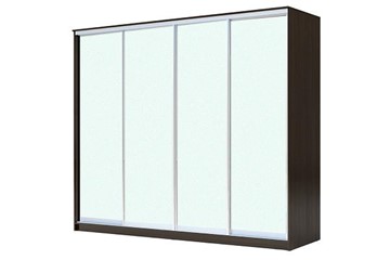Шкаф 4-х дверный ХИТ 23-4-24/2-8888, с матовым стеклом, Венге в Чебоксарах