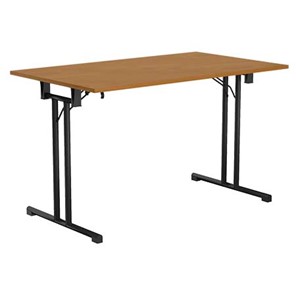 Складной стол на металлокаркасе FT140 black 1380x680x760 в Чебоксарах