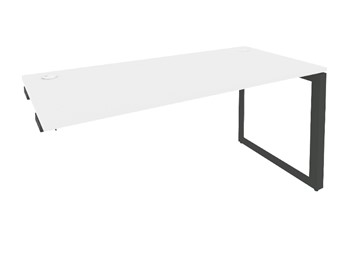 Стол приставной к тумбе O.MO-SPR-4.8 Антрацит/Белый бриллиант в Чебоксарах