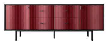 Комод с дверцами и ящиками Emerson (EM19/red/L) в Чебоксарах