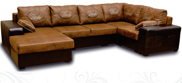 П-образный диван Плаза 405х210 в Чебоксарах