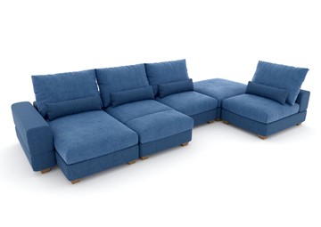 П-образный диван V-10-M П (П1+Д4+Д2+УС+ПС), Memory foam в Чебоксарах