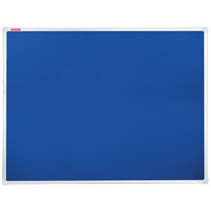 Доска  для объявлений c текстильным покрытием для объявлений 60х90 см синяя, ГАРАНТИЯ 10 ЛЕТ, РОССИЯ, BRAUBERG, 231700 в Чебоксарах