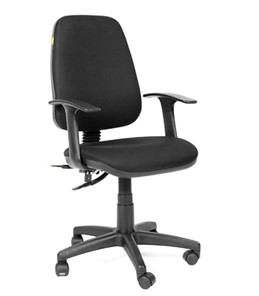 Компьютерное кресло CHAIRMAN 661 Ткань стандарт 15-21 черная в Чебоксарах