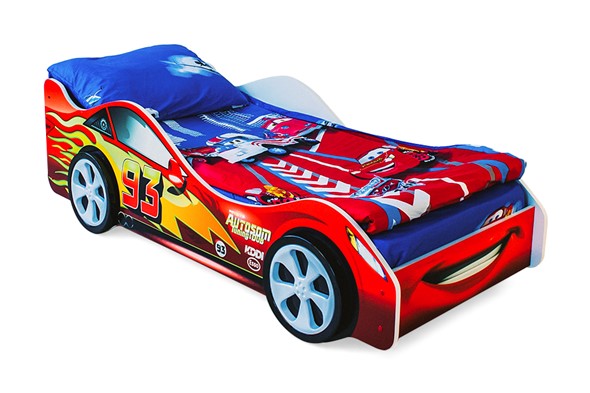 Кровать-машина детская Тачка красная в Чебоксарах - изображение