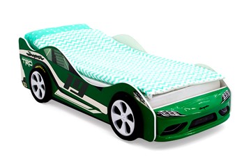 Детская кровать-машина Супра зеленая в Чебоксарах