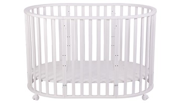 Детская кроватка-трансформер POLINI Kids Simple 930 Белый в Чебоксарах - предосмотр 3