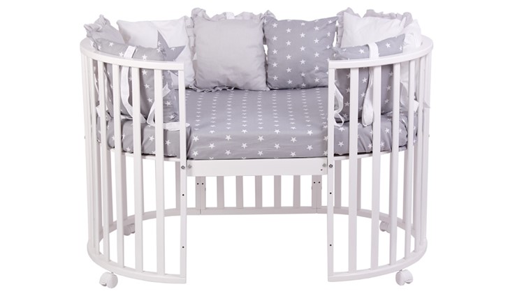 Детская кроватка-трансформер POLINI Kids Simple 930 Белый в Чебоксарах - изображение 6