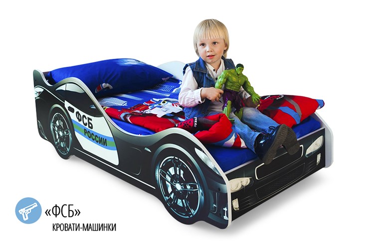Кровать-машина детская ФСБ в Чебоксарах - изображение 1