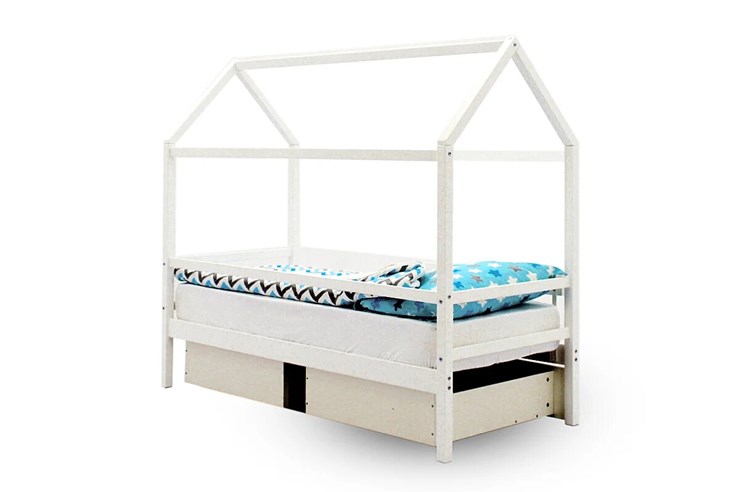 Кровать-домик детская Svogen белый в Чебоксарах - изображение 5