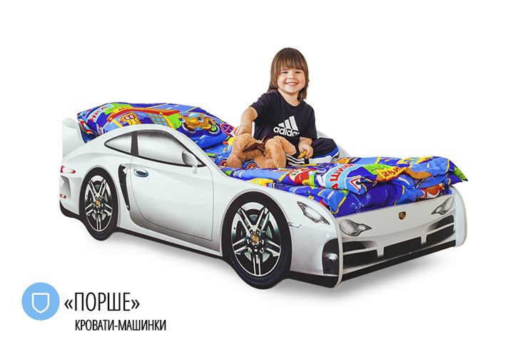 Детская кровать-машина Porsche в Чебоксарах - изображение 1