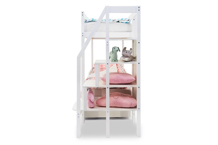 Двухэтажная детская кровать Svogen белый в Чебоксарах - изображение 7