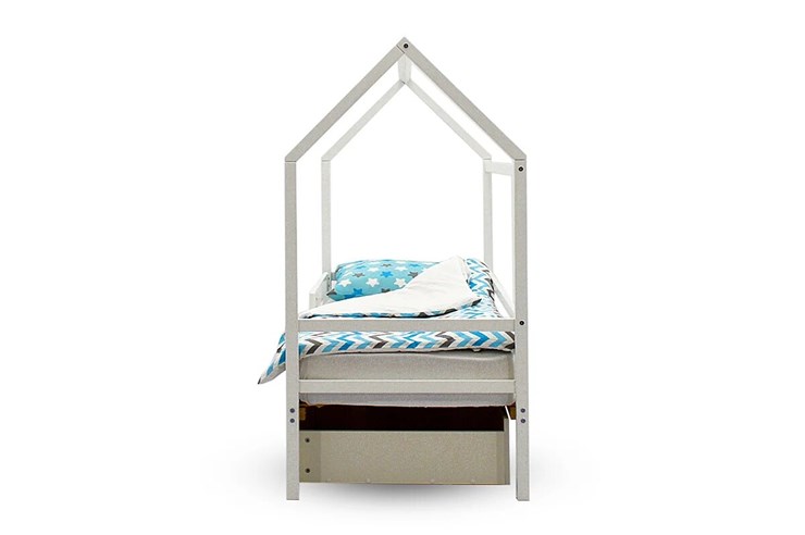 Кровать-домик детская Svogen белый в Чебоксарах - изображение 4