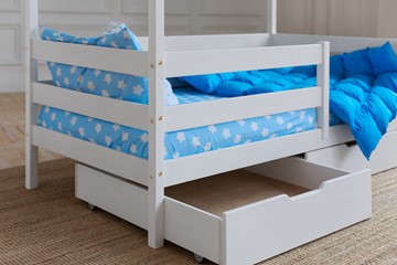 Детская кровать Домик с ящиками, цвет белый в Чебоксарах - предосмотр 3