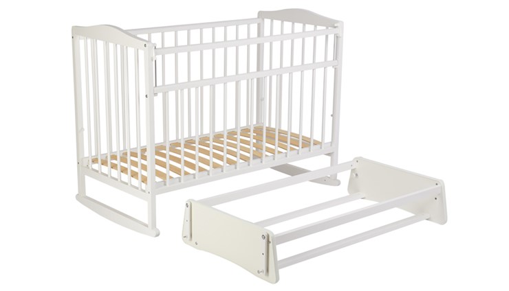 Кровать детская с маятником Фея 204 Белый в Чебоксарах - изображение 1