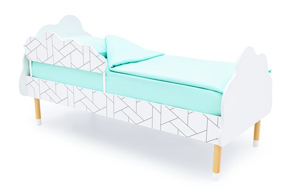 Детская кровать Stumpa Облако "Мозаика" в Чебоксарах - изображение