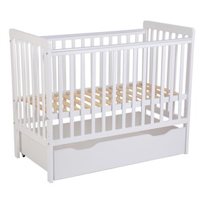 Кроватка для новорожденных POLINI Kids Simple 310-03 Белый в Чебоксарах