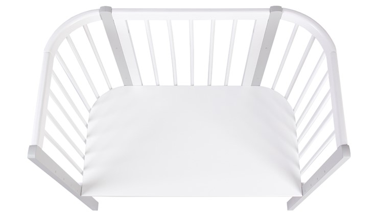 Детская кровать POLINI Kids Simple 120 Белый / Серый в Чебоксарах - изображение 3