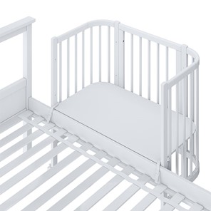 Приставная кровать POLINI Kids Simple 120 Белый в Чебоксарах - предосмотр 5