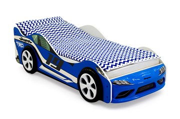 Кровать-машина в детскую Супра синяя в Чебоксарах