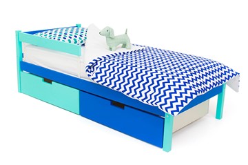 Кровать детская Skogen classic мятно-синия в Чебоксарах