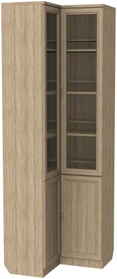 Шкаф угловой 211, цвет Дуб Сонома в Чебоксарах - изображение