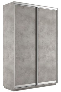 Шкаф 2-дверный Экспресс (ДСП) 1400х450х2400, бетон в Чебоксарах