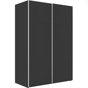 Шкаф 2-х дверный Эста (ДСП/ДСП) 1800x660x2200, серый диамант в Чебоксарах