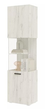 Шкаф-пенал Алтея Дуб крафт белый в Чебоксарах - изображение