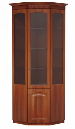 Угловой шкаф Гармония-4, витрина МЦН в Чебоксарах - изображение