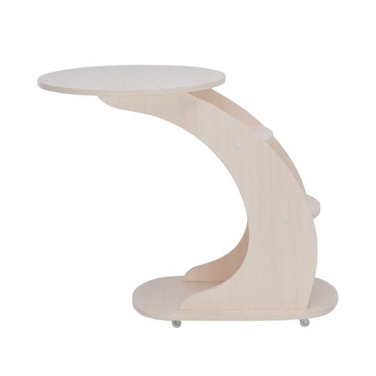 Подкатной стол Leset Стелс, цвет Молочный дуб в Чебоксарах - изображение 2