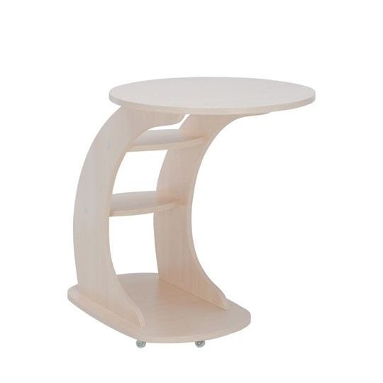 Подкатной стол Leset Стелс, цвет Молочный дуб в Чебоксарах - изображение 3