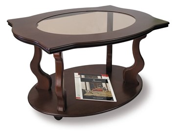 Журнальный стол Берже 3С (темно-коричневый) в Чебоксарах