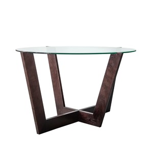 Овальный столик Оникс-6, Венге/Прозрачное стекло в Чебоксарах