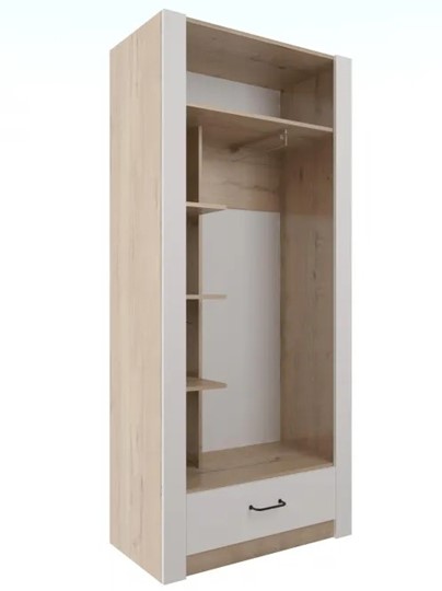 Шкаф гардеробный Ева 5 М1 дуб ирландский/белый матовый в Чебоксарах - изображение 1